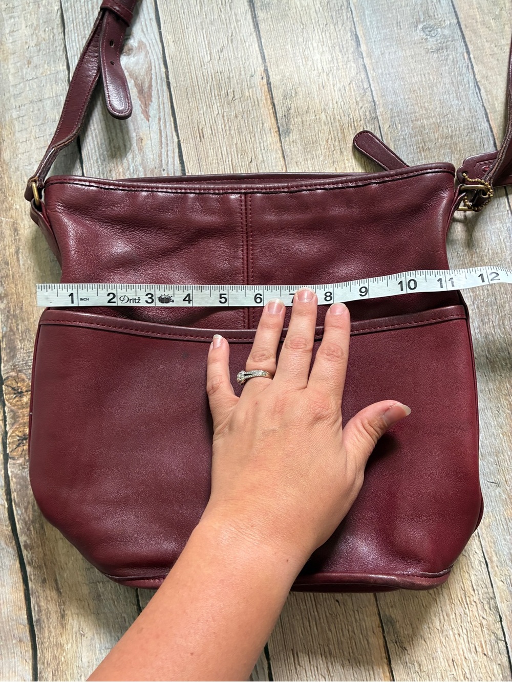 Vintage Coach Bucket Bag | Style 4075 | Mahogany Red Made in USA - Picture 10 of 10